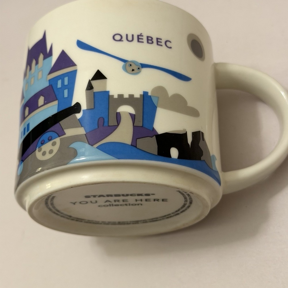 Starbucks Coffee Cup Quebec You Are Here Series Collection 14oz Tea Mug 2015 - Picture 4 of 16